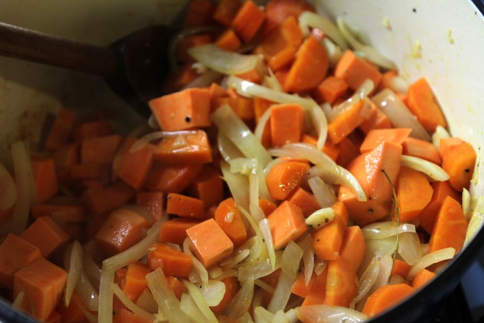 carrot sweet potato onion